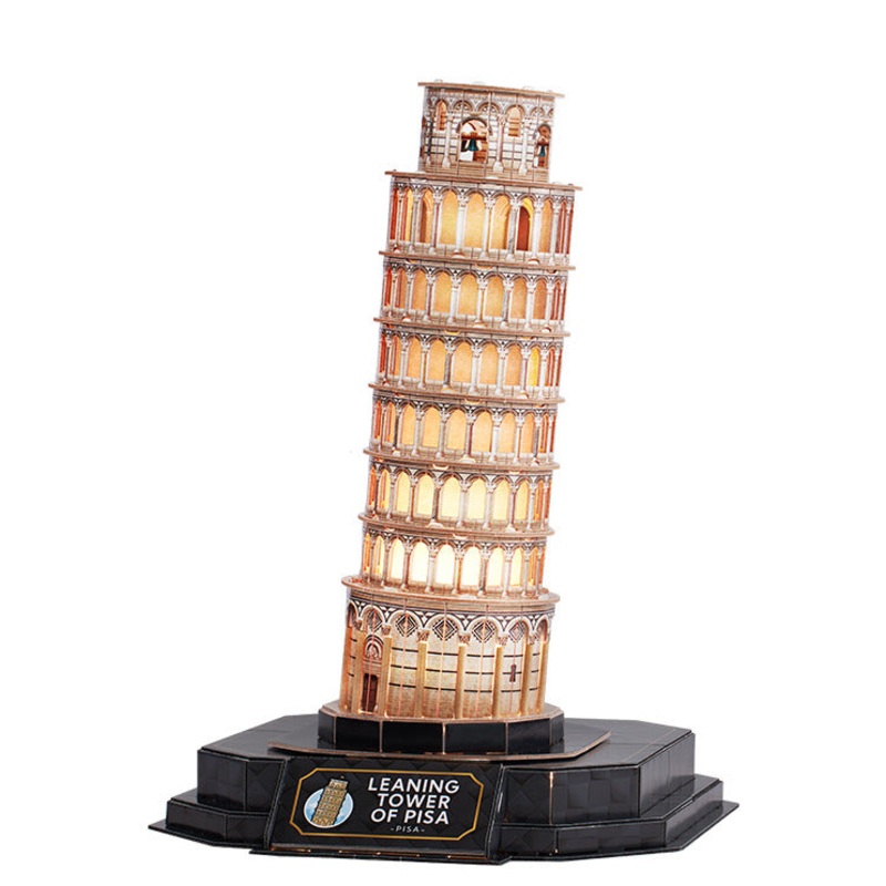 Cubic Fun: 3D Puzzle Leaning Tower of Pisa - Night Edition Board Game