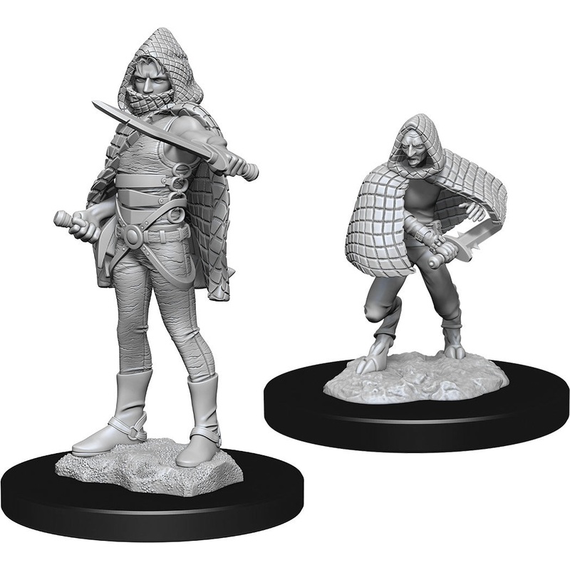D&D Nolzur's Marvelous: Unpainted Miniatures - Darkling Elder & Darklings