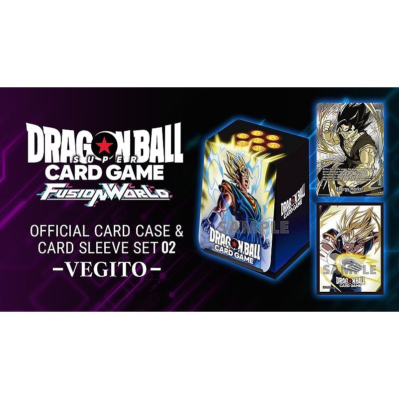 Dragon Ball SCG: Fusion World - Official Card Case & Sleeves Set 2 (Vegito)