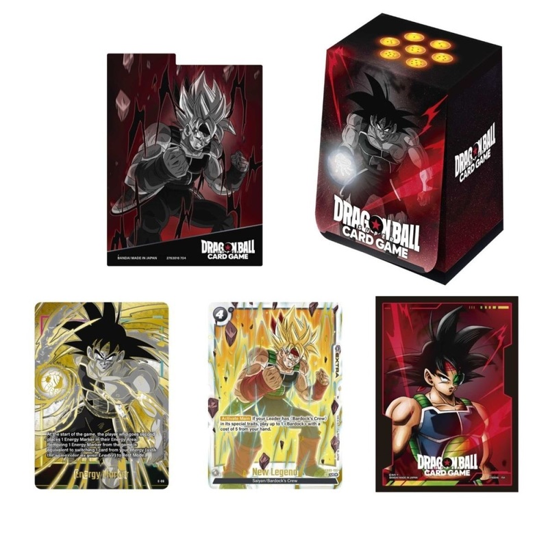 Dragon Ball Super Card Game: Fusion World  Official Card Case & Sleeves Set 1 Bardock