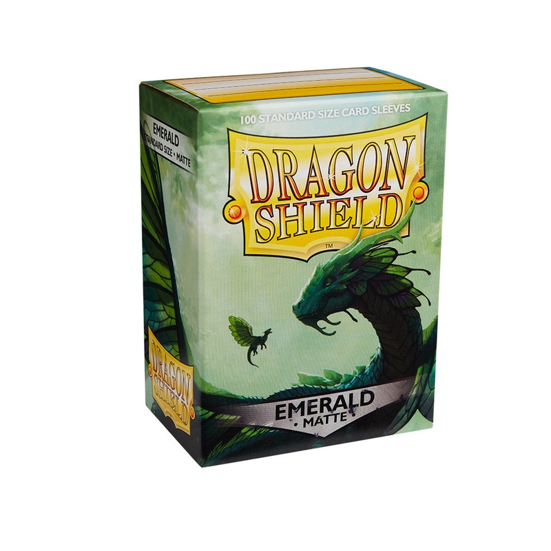 Dragon Shield: Matte Emerald Sleeves