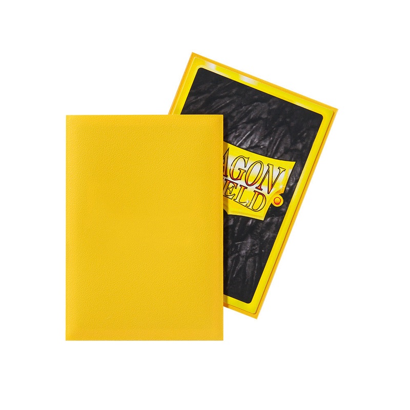 Dragon Shield: Matte Yellow Sleeves - Japanese Size