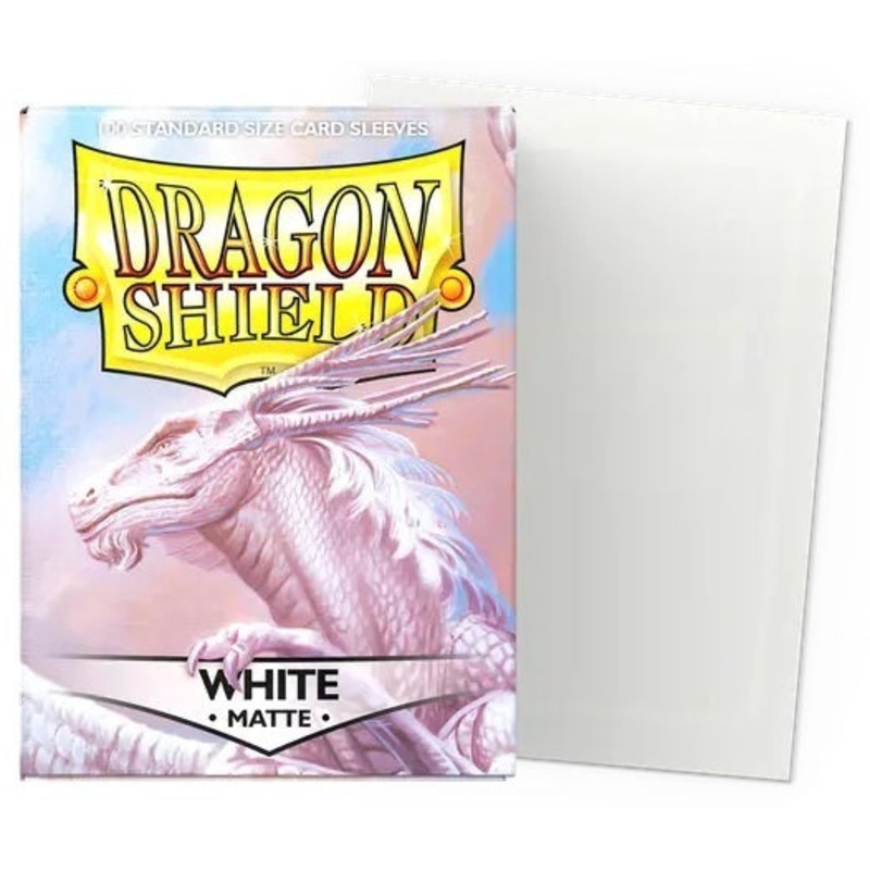 Dragon Shield: Matte White - Card Sleeves (100)