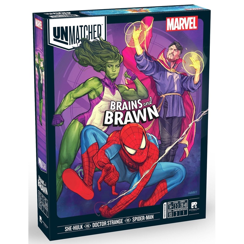 Unmatched: Marvel - Brains & Brawn Board Game