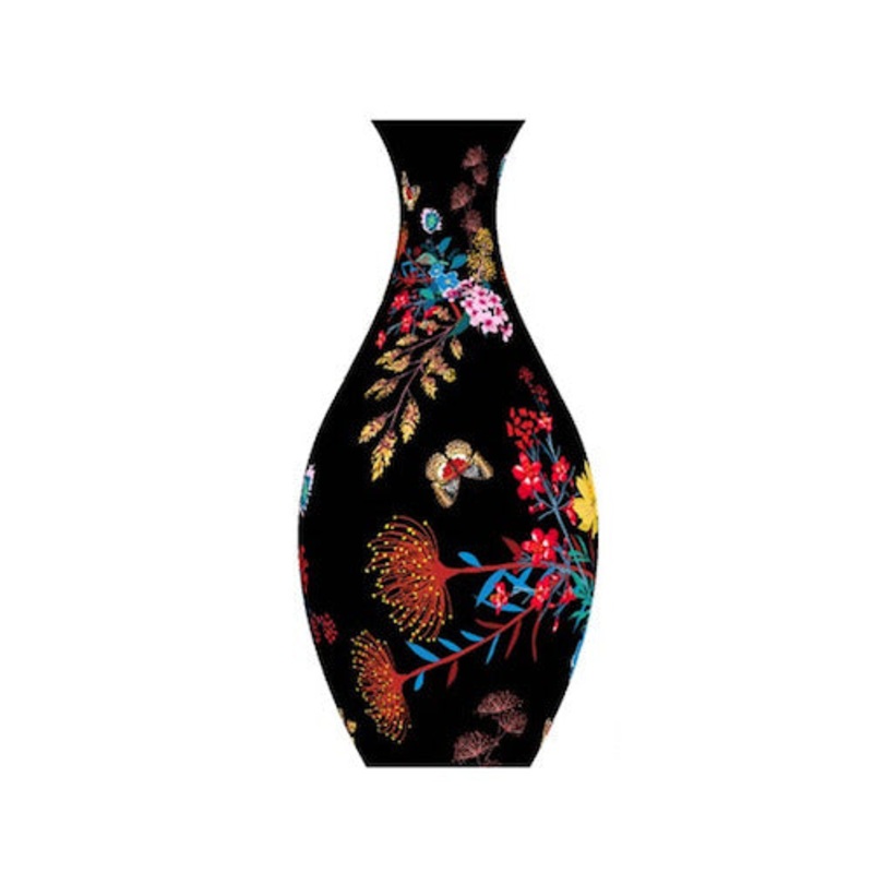 Vase Puzzle: Elegant Floral Print (160pc Jigsaw) Board Game
