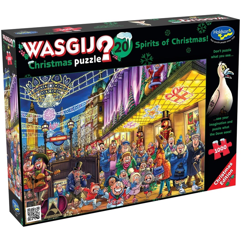 Wasgij Christmas: Spirit of Christmas! - Christmas #20 Puzzle (1000)pc Jigsaw) Board Game