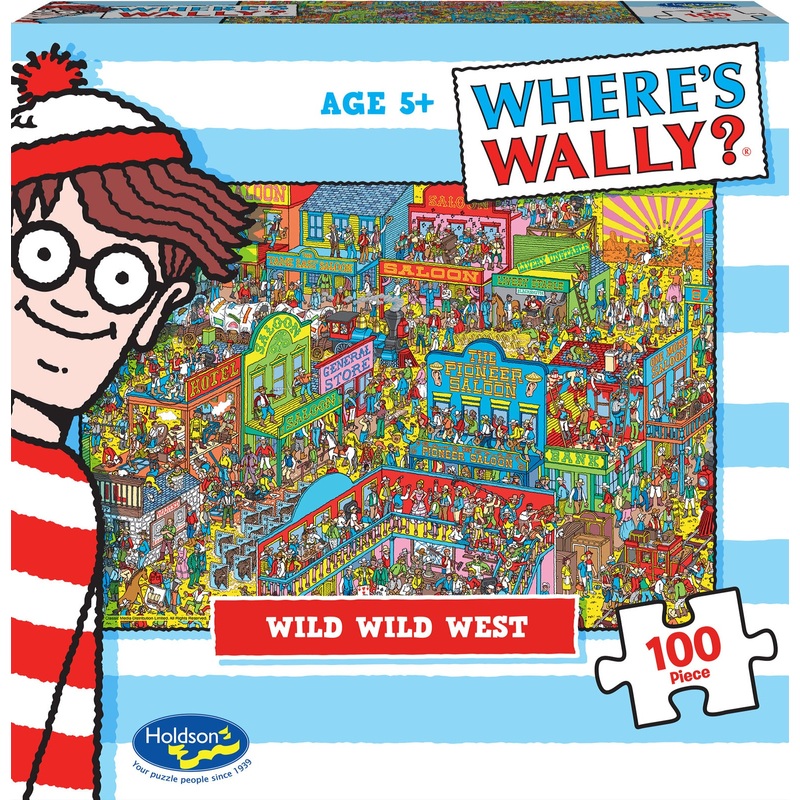 Where's Wally? Wild Wild West (100pc Jigsaw) Board Game