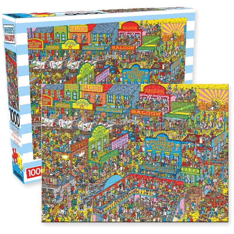 Wheres Waldo? Wild Wild West (1000pc Jigsaw) Board Game