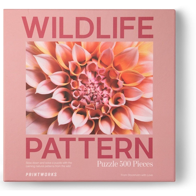 Wildlife Pattern: Dahlia Puzzle (500pc Jigsaw) Board Game