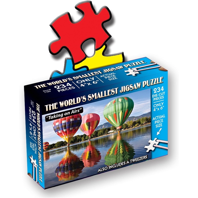 World's Smallest: Taking On Airs - Tiny Piece Puzzle (234pc Jigsaw) Board Game