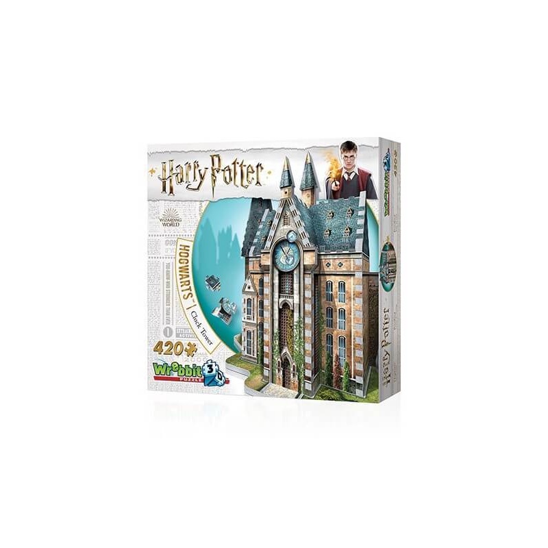 Wrebbit3D: Harry Potter Hogwarts Clock Tower - 3D Puzzle (420pc Jigsaw) Board Game