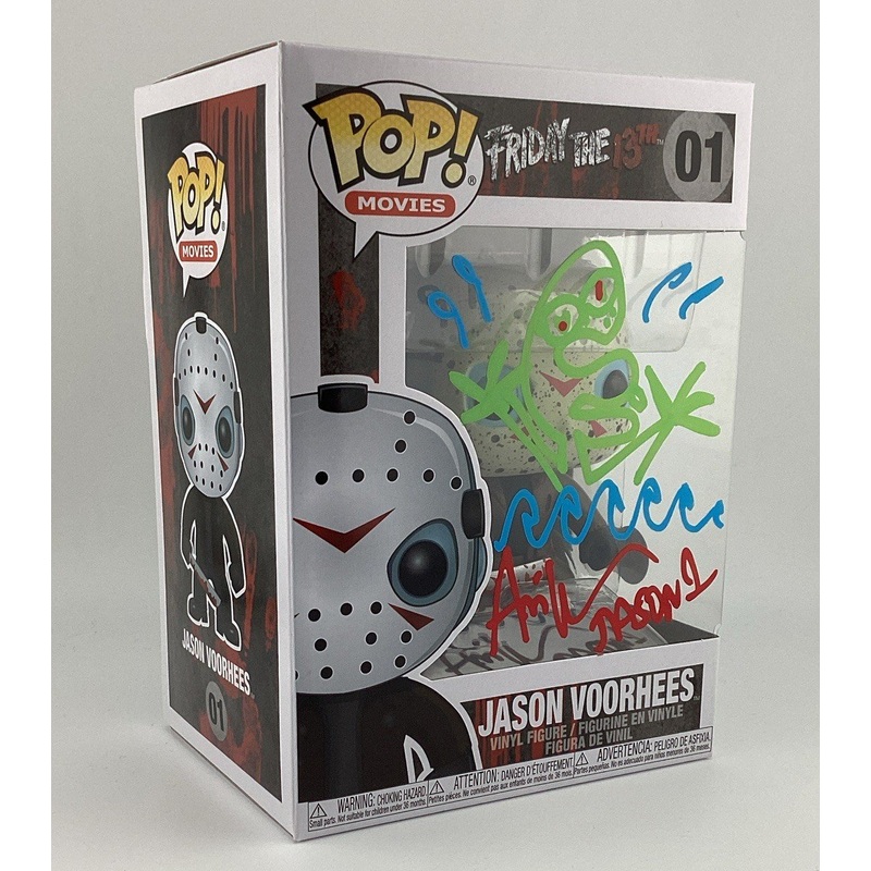 Funko Halloween Movies: Friday the 13th Jason Voorhees #01 Signed By Ari Lehman