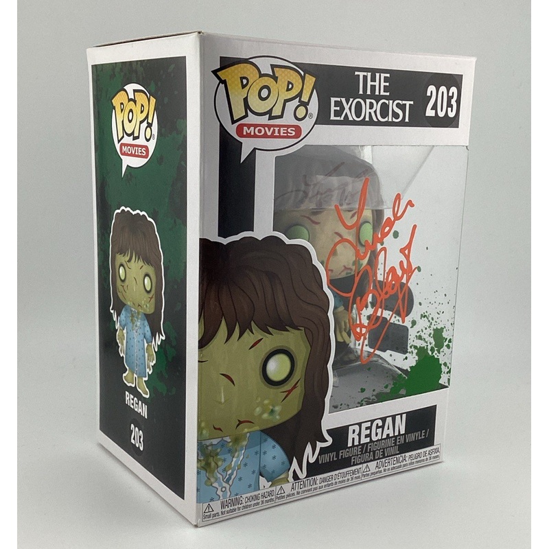 Funko Movies Pop! The Exorcist Regan #203 Signed By Linda Blair