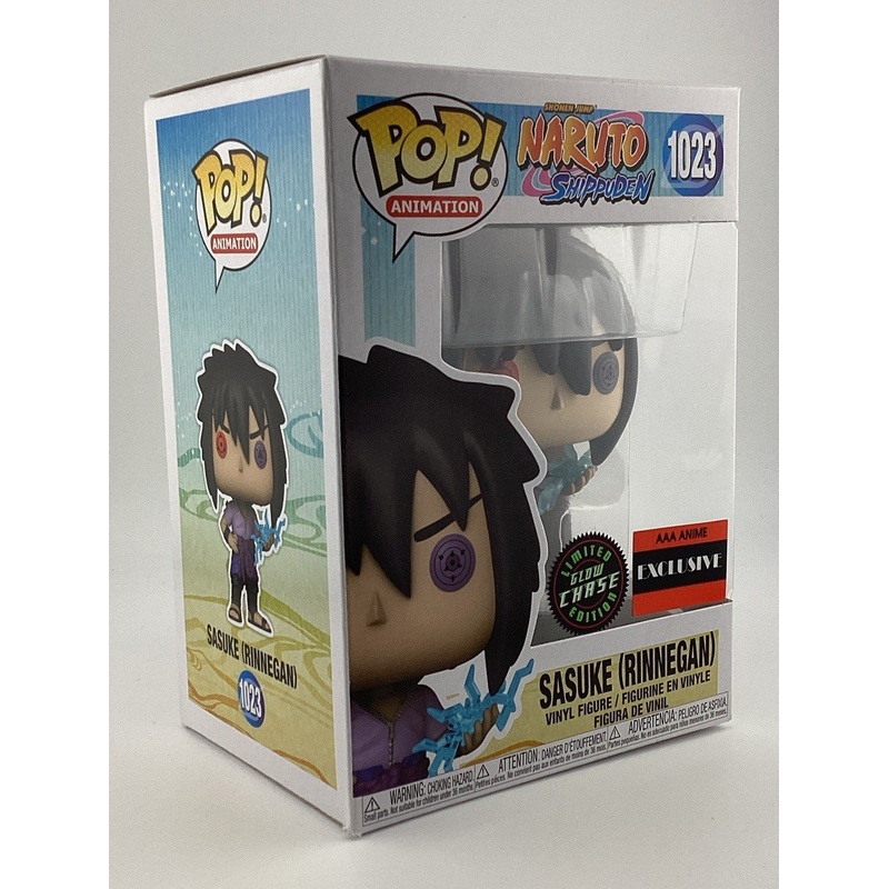 Funko:Naruto Shippuden- Sasuke (Rinnegan) AAA Anime (Glow LE Chase )