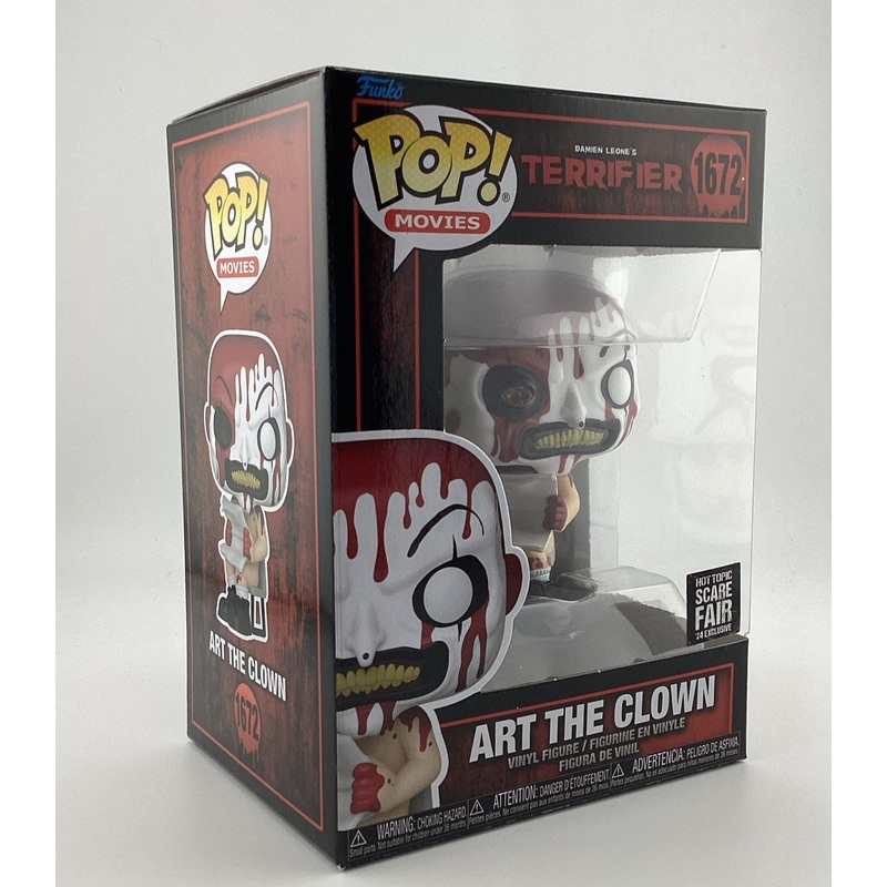 Funko Pop Art The Clown Terrifier #1672 Hot Topic Scare Fair 24