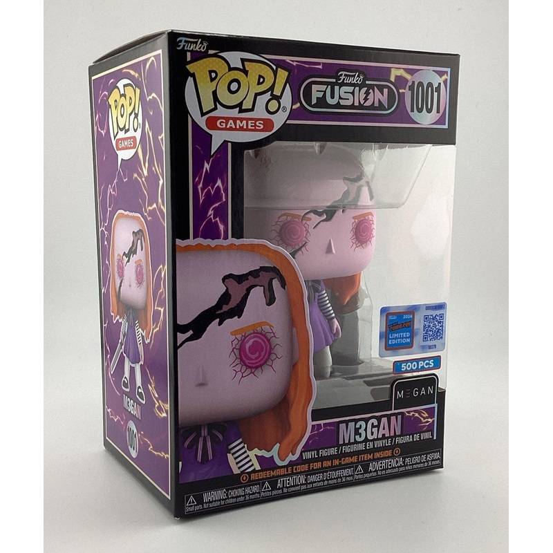 Funko Pop Games Fusion M3GAN Megan Eddi-fied Sci-Fi Horror NYCC 500 Pcs 1001