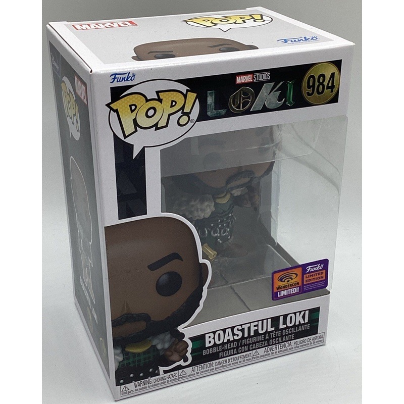 Funko Pop! Marvel Boastful Loki WonderCon Funko Exclusive #984 Limited Edition