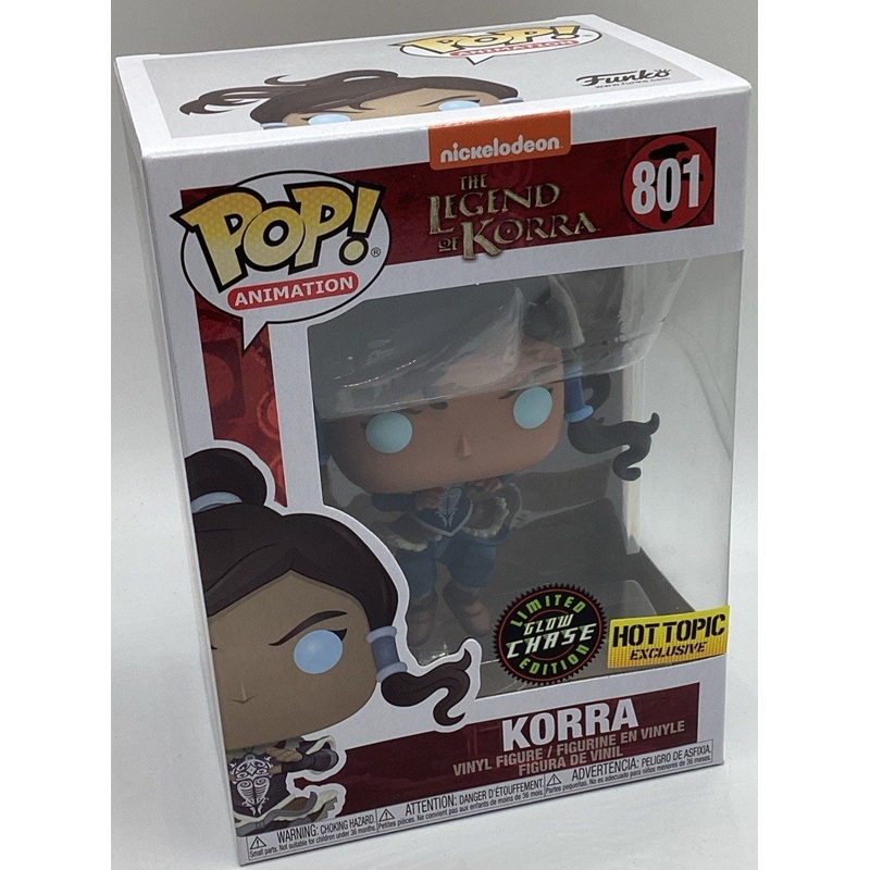 Funko Pop! Nickelodeon Korra Glows in the Dark Chase Hot Topic Exclusive #801