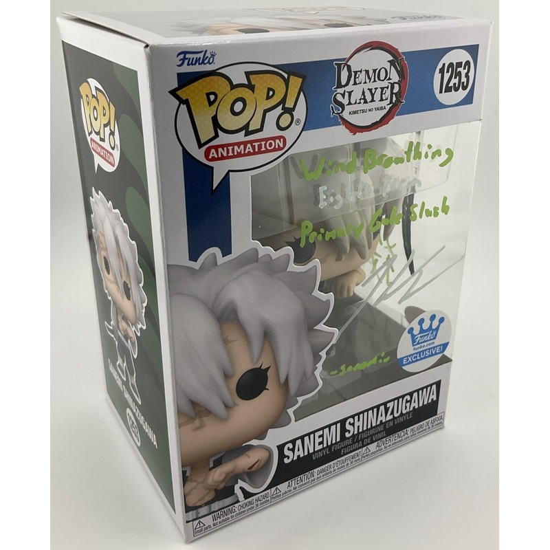 Funko Pop! Sanemi Shinazugawa #1253 - Funko Exc - Signed By Kaiji Tang