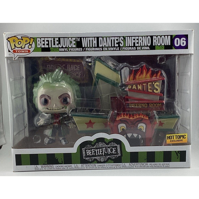 Funko - POP Town: Beetlejuice - Dante With Dantes Inferno Room - Hot Topic #06