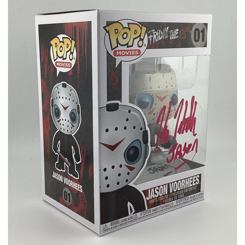 Funko Pop! Vinyl: Friday the 13th - Jason Voorhees #1 Signed Kane Hodder
