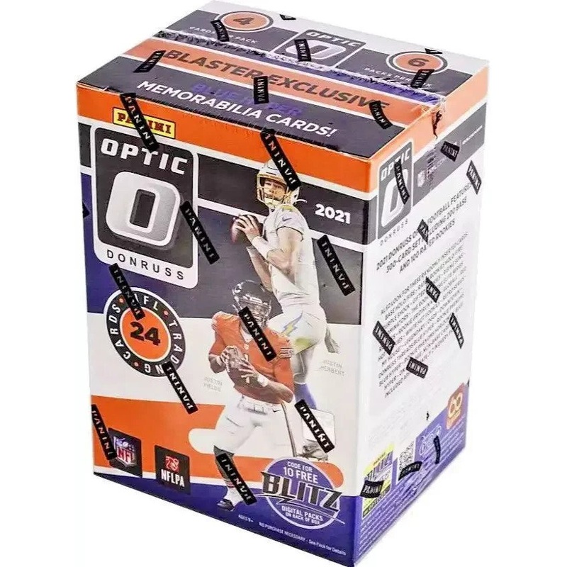 2021 Donruss Optic NFL Football Factory Sealed Blaster Box (Chance at Downtown)