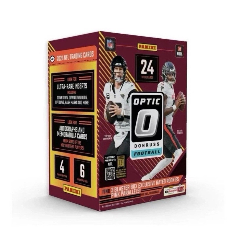 2024 Panini Donruss Optic Football Blaster Box - Pink Parallels