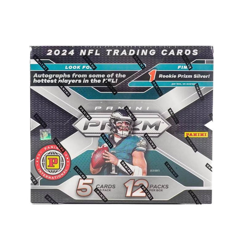 2024 Panini Prizm Football International Hobby Box - 12 Packs, 5 Cards Each
