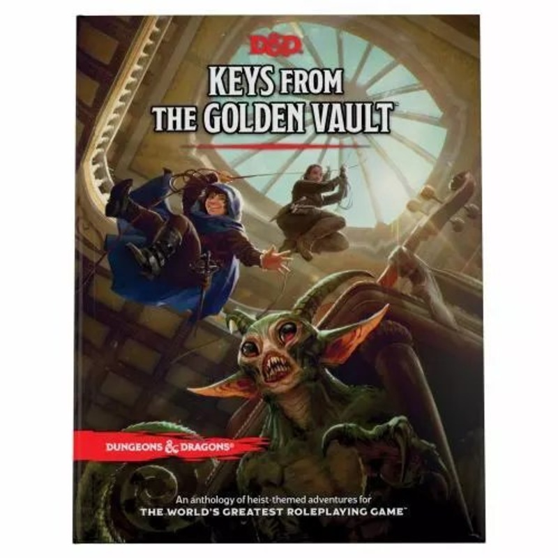 D&D Keys from the Golden Vault  Heist-Themed Adventure Book | Dungeons & Dragons Campaign Guide