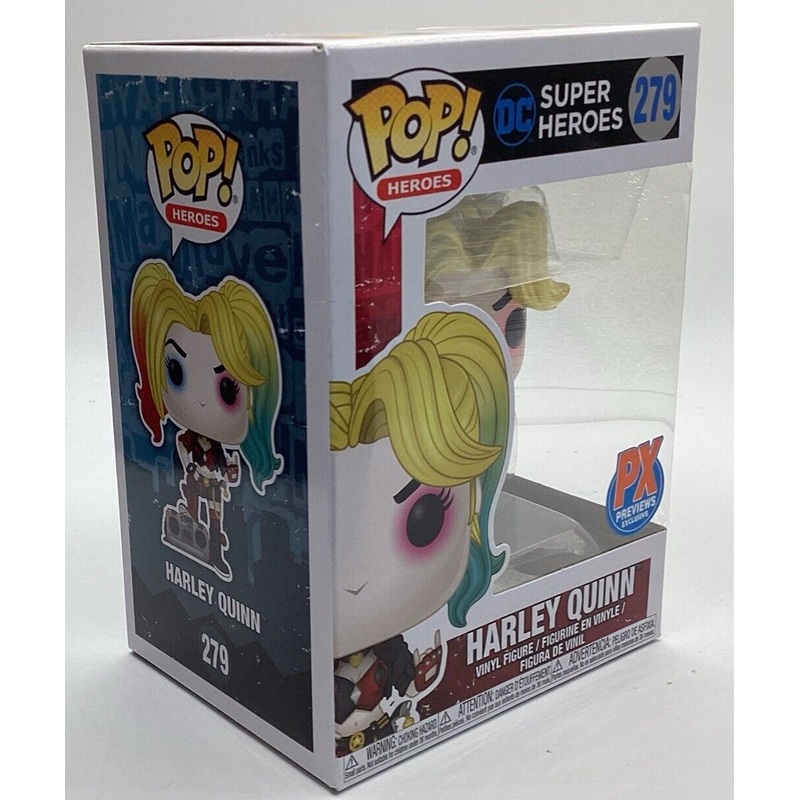 Funko Pop Heroes 279 Harley Quinn PX Previews Exclusive Mad Love