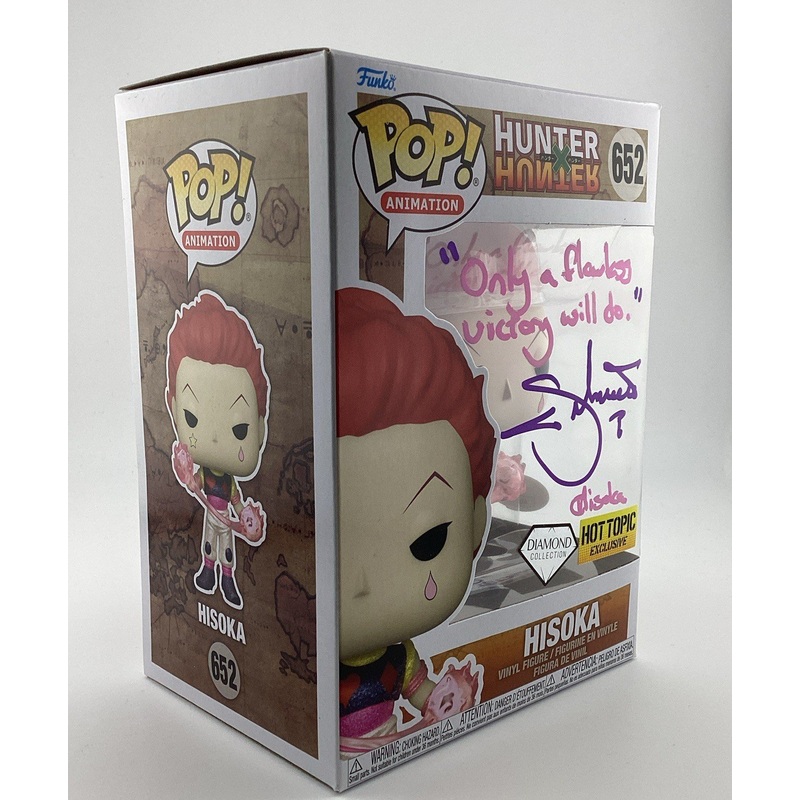 Funko Pop! Hunter x Hunter - Hisoka - H.TEX Diamond Collection  Signed Keith S