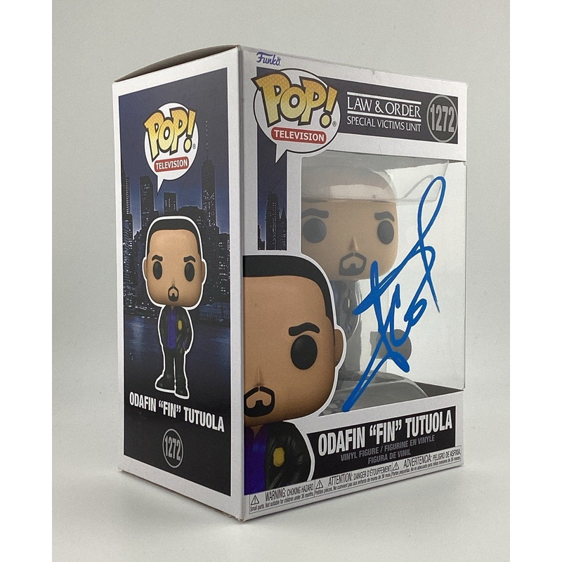 Funko Pop! Law & Order SVU - Odafin "Fin" Tutuola #1272 Signed Ice T