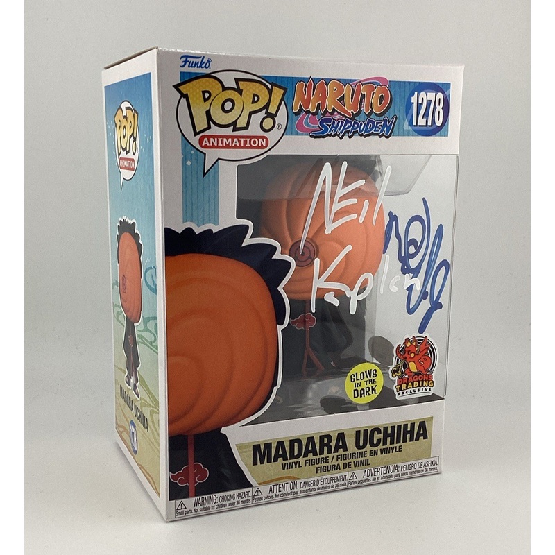 Funko Pop! Naruto Shippuden - Madara Uchiha (Glows) - #1278 Signed Michael Y