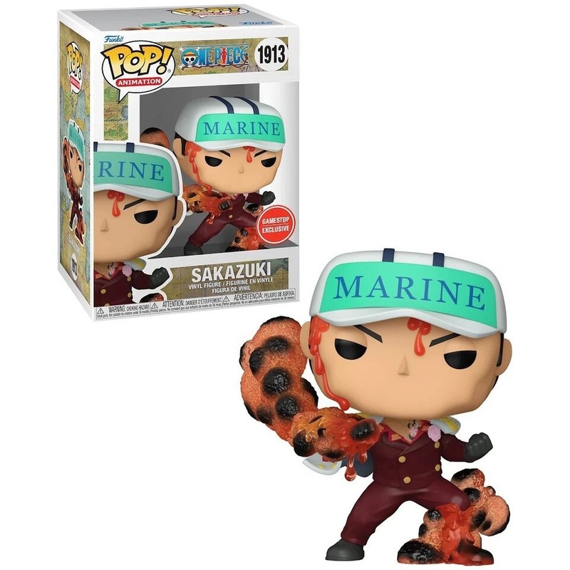 Funko POP One Piece Sakazuki Game Stop Exclusive #1913 w/ soft Protector