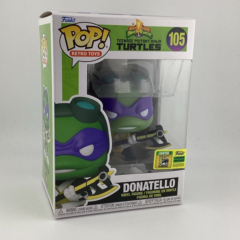 Funko Pop!  Power Rangers Teenage Mutant Ninja Turtles - Donatello- SDCC