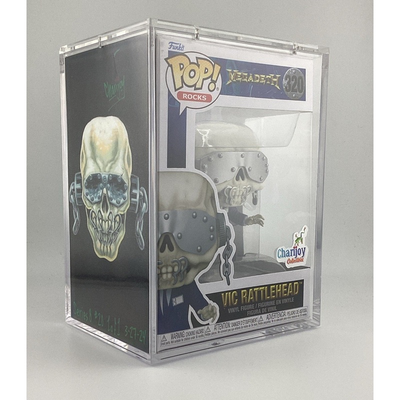Funko Pop!  Vic Rattlehead #320 Charijoy Customized 1of 1 Series 8