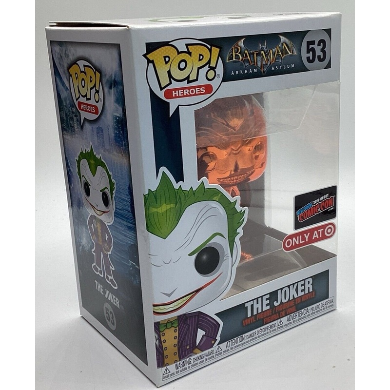 Funko Pop! Vinyl: Batman: Arkham Asylum - The Joker (Orange) (Chrome)