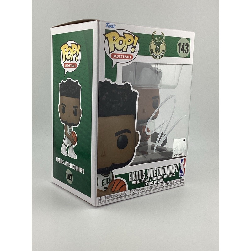 Funko Pop! Vinyl: Giannis Antetokounmpo #143 Signed Beckett Certified