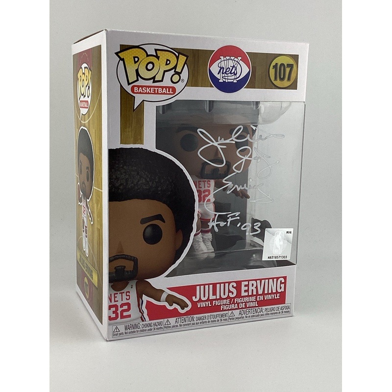 Funko Pop! Vinyl: Julius Erving #107 Signed