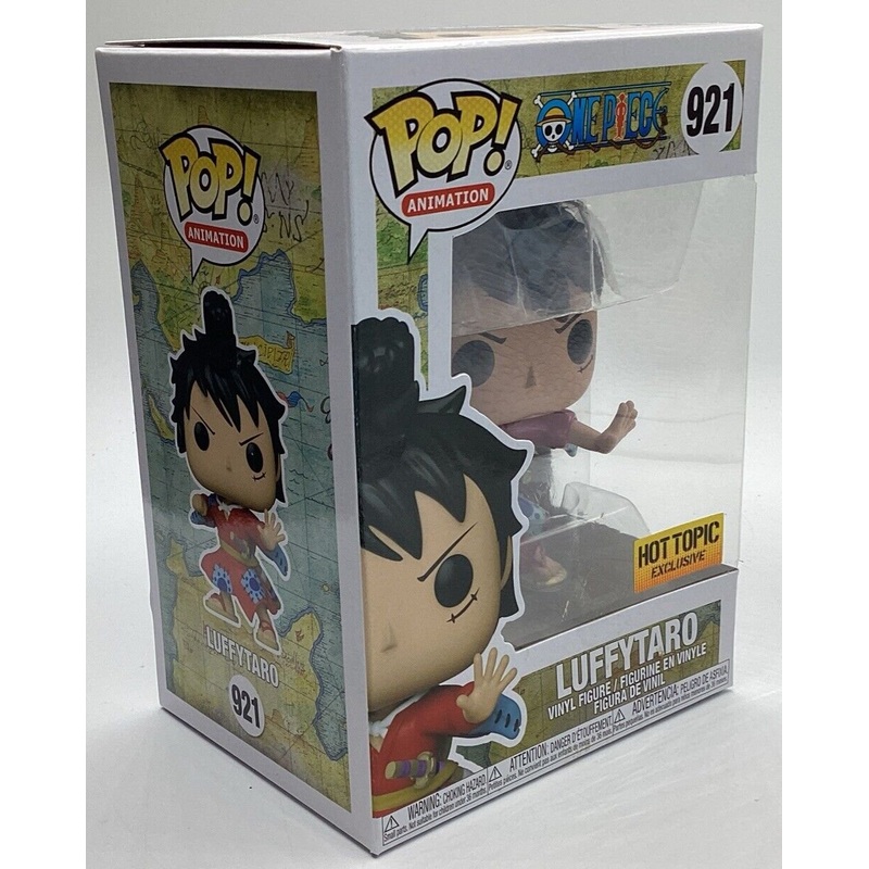 Luffytaro #921 Metallic One Piece Funko Pop! Animation Hot Topic Exclusive