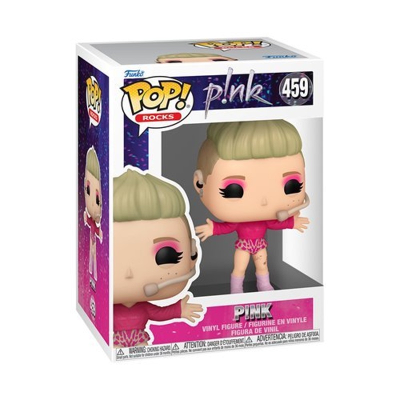 Pink Trustfall Funko Pop! Rocks - Approx. 4 1/4" Collectible Vinyl Figure #459 Bundled with Display Box Protector Case