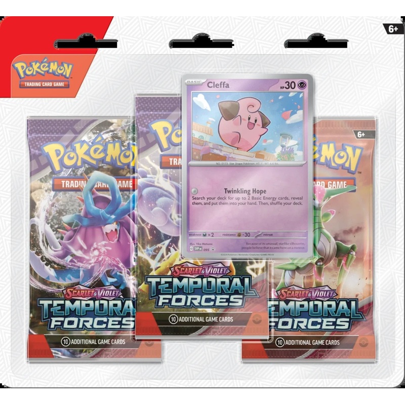 Pokmon TCG Temporal Forces 3Pk Blister Pack