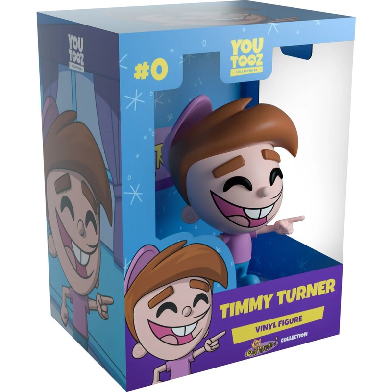 Timmy Turner Youtooz The Fairly OddParents Collection - Approx. 4.5" Chase Collectible Vinyl Figure #0 with Window Display Box