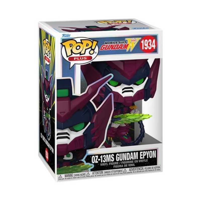 0Z-13MS Gundam Epyon Funko Pop! Plus Mobile Suit Gundam Wing  - Approx. 5 1/2" Collectible Vinyl Figure #1934 Bundled with Display Box Protector Case