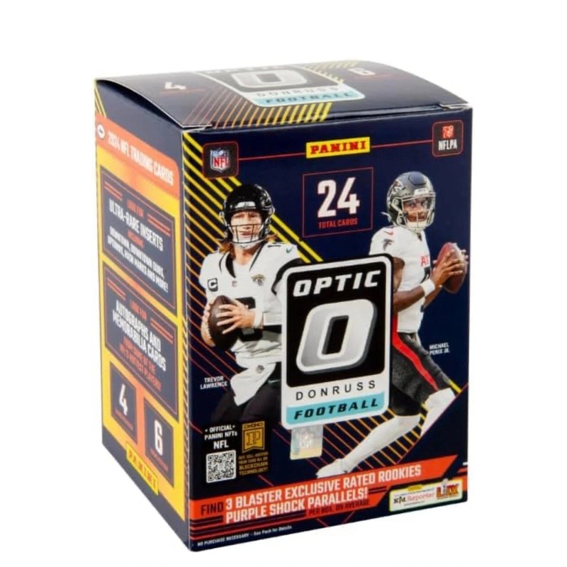 2024 Panini Donruss Optic Football Blaster Box Purple Parallels
