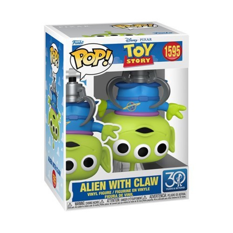 Alien with Claw #1595 Funko Pop! Toy Story 30th Anniversary - Approx. 5 1/2" Collectible Vinyl Figure Bundled with Display Box Protector Case