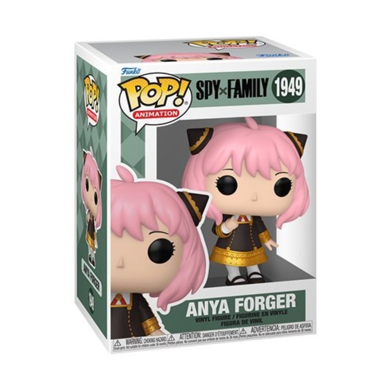 Anya Forger Funko Pop! Animation Spy X Family - Approx. 4" Collectible Vinyl Figure #1949 Bundled with Display Box Protector Case