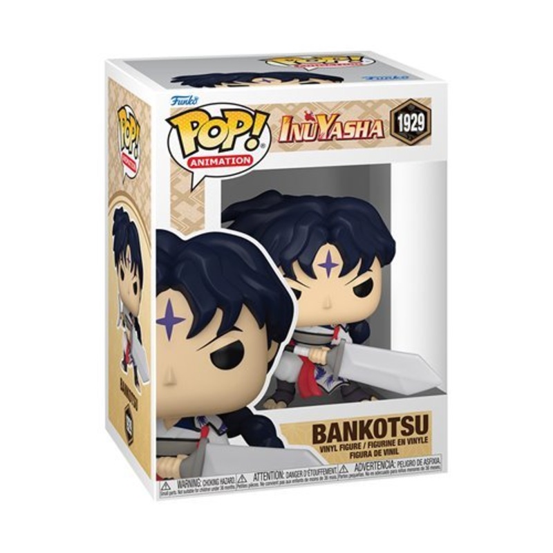 Bankotsu Funko Pop! Animation Inuyasha - Approx. 3 3/4" Collectible Vinyl Figure #1929 Bundled with Display Box Protector Case