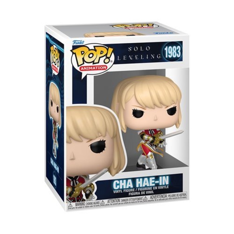 Cha Hae-In Funko Pop! Animation Solo Leveling - Approx. 3 3/4" Collectible Vinyl Figure #1983 Bundled with Display Box Protector Case