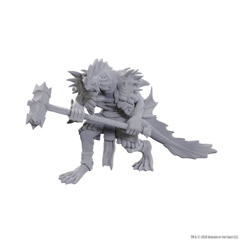 D&D Nolzur's Marvelous Unpainted Miniatures: Sahuagin Coral Smasher